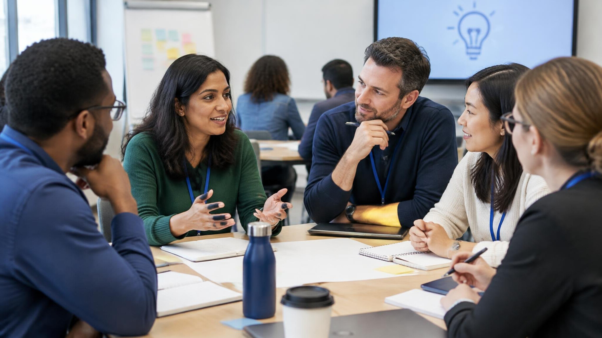 group discussion in training