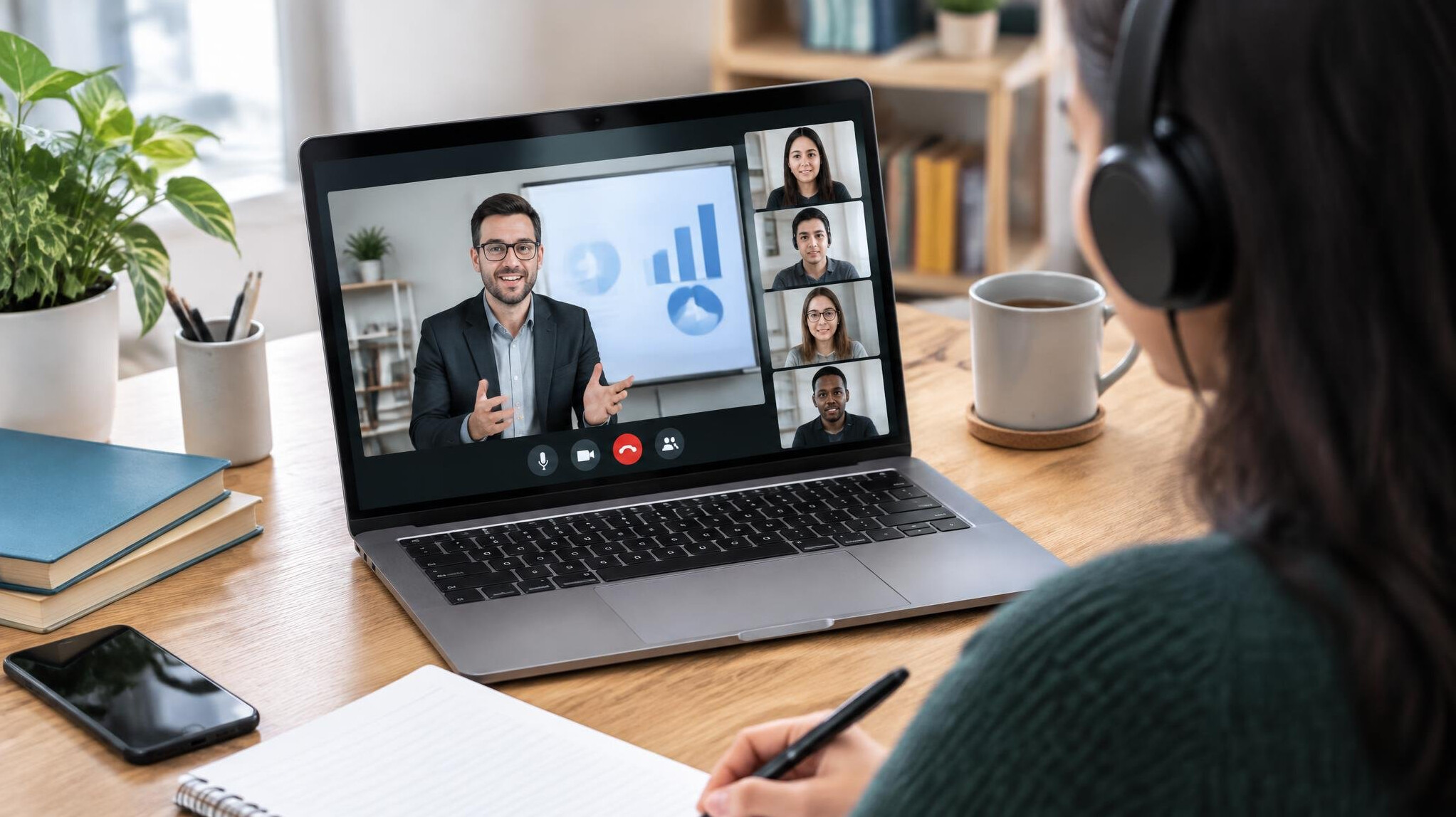video conferencing setup